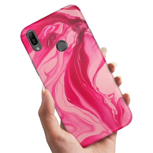 Huawei P30 Lite - Deksel/Mobildeksel Marmor Multicolor