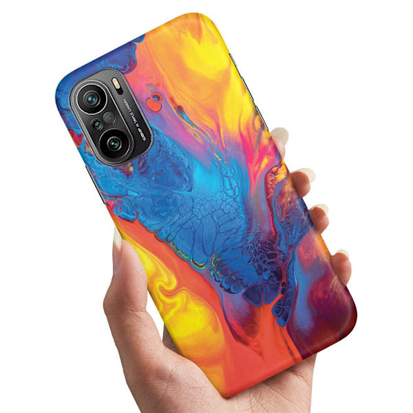 Xiaomi Mi 11i - Cover/Mobilcover Marmor Multicolor