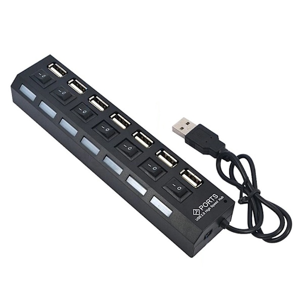 USB Hub / Splitter - 7 Portar