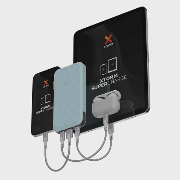 Xtorm Power Bank USB-C PD 20W 10.000mAh/2xUSB-C Blå