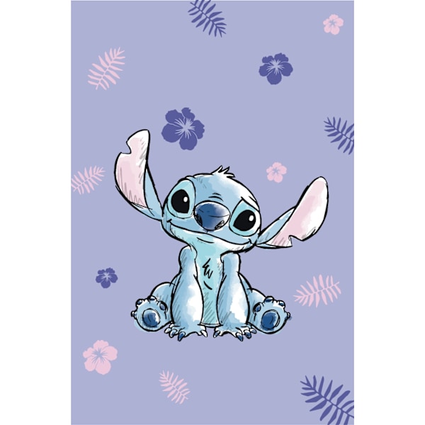 Lilo och Stitch lila mikrofleecefilt 100x150 cm från Disney
