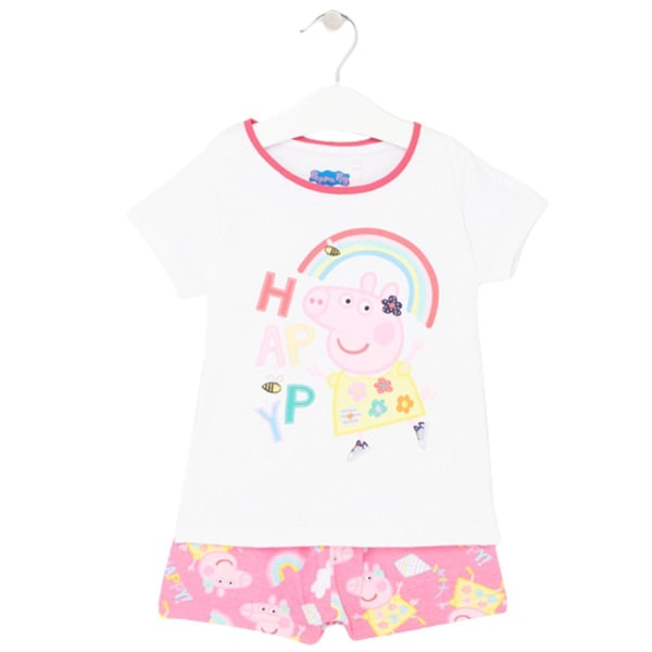 Greta Gris Pyjamas för Barn - Peppa Pig Pink Rosa - 128 cm