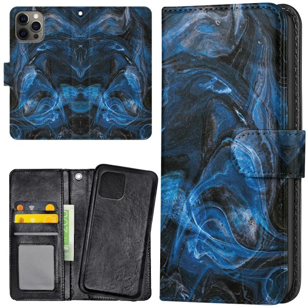 iPhone 14 Pro Max - Lompakkokotelo/Kuoret Marmori