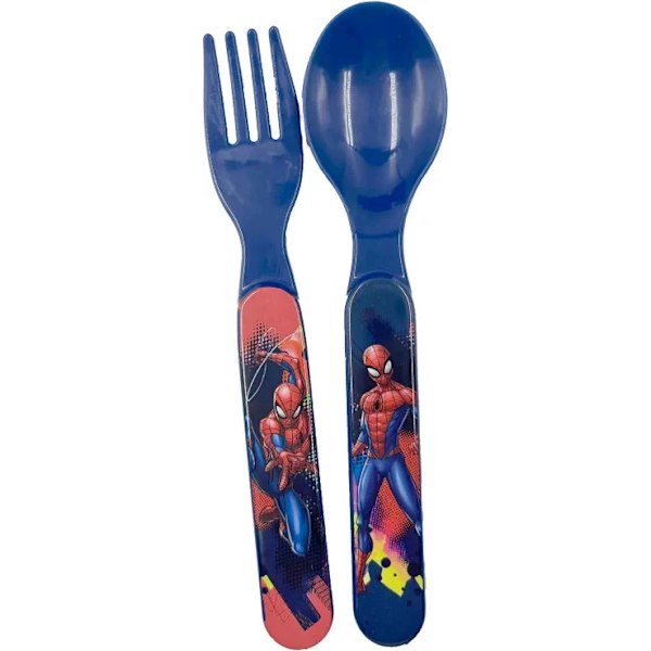 Spiderman Splotch smörgåslåda med bestickset