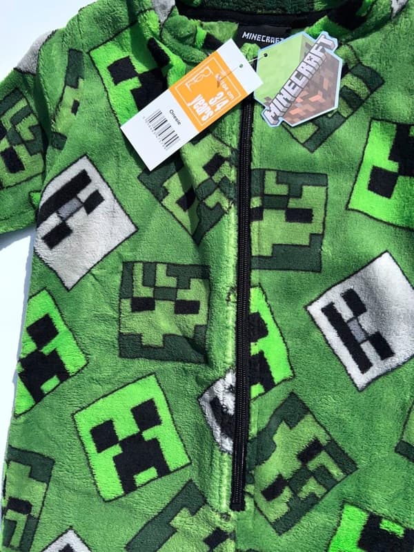 Minecraft Pyjamas för Barn - Onesie 5-6 år