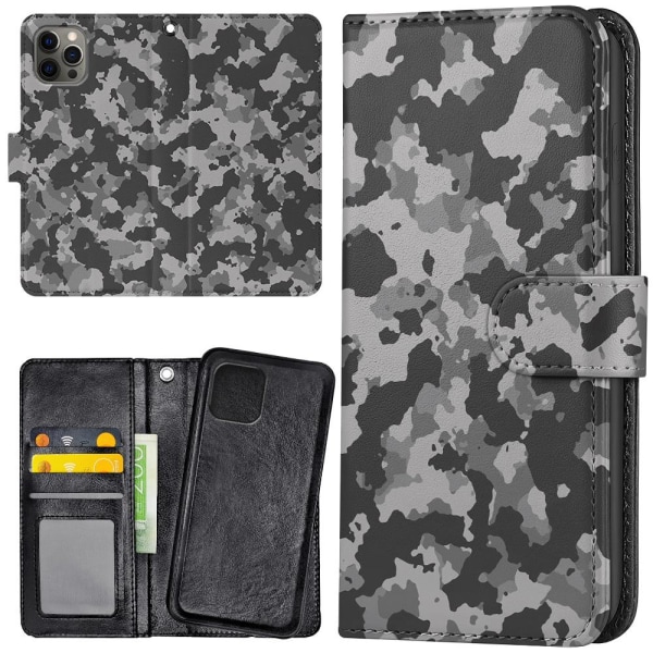 iPhone 11 Pro - Plånboksfodral/Skal Kamouflage