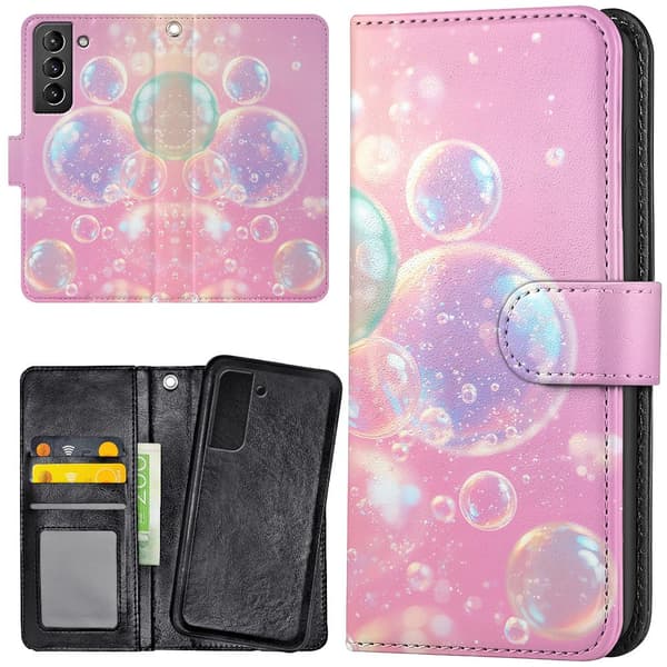 Samsung Galaxy S22 Plus - Lommebok Deksel Bubbles