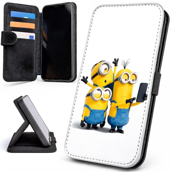 Plånboksfodral / Mobilfodral till iPhone 12 / 12 Pro - Minions
