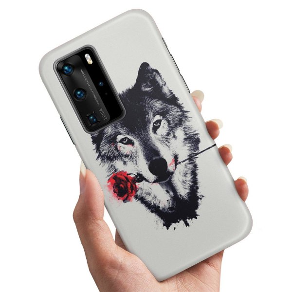 Huawei P40 Pro - Cover/Mobilcover Ulv Rose