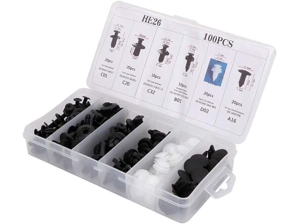 Klämmor bilklädsel - Monteringsclips 100-pack
