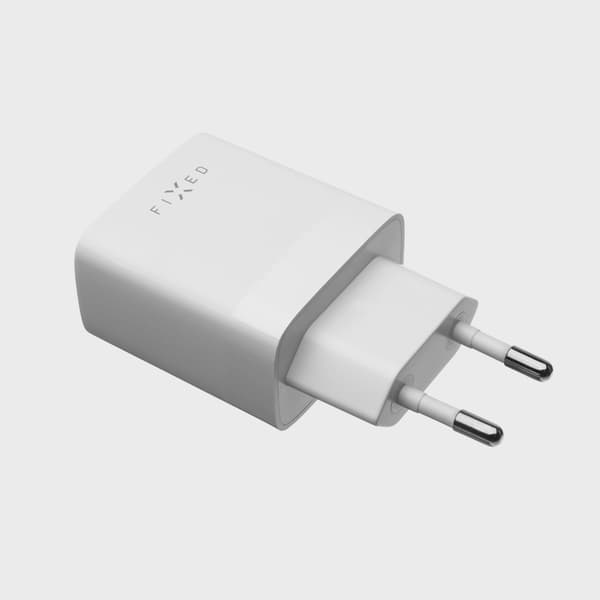 FIXED Hemladdare 2xUSB-A 17W Vit