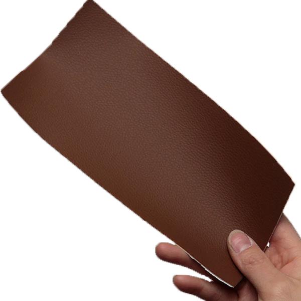 Självhäftande Läderlapp - Läder - 50x100 cm Ljusbrun
