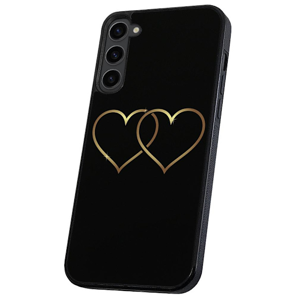 Samsung Galaxy S23 - Deksel/Mobildeksel Double Hearts