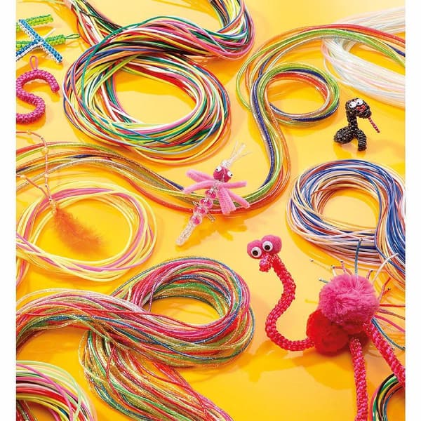 25-Pack - Flätsnören Filofun - Metallic multifärg