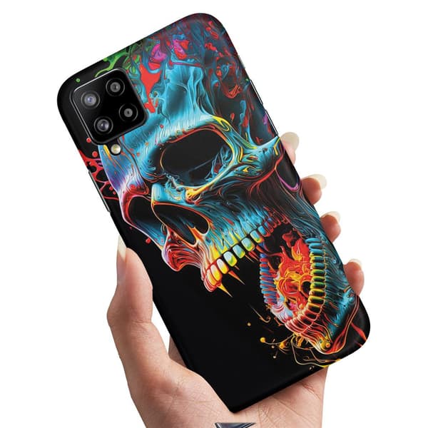Deksel / Mobildeksel til Samsung Galaxy A42 5G - Skull