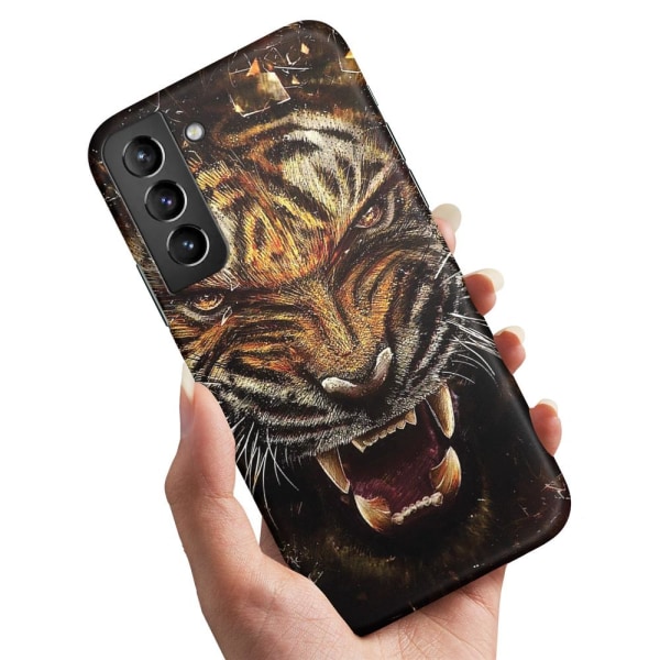 Samsung Galaxy S21 - Cover / Mobilcover Roaring Tiger