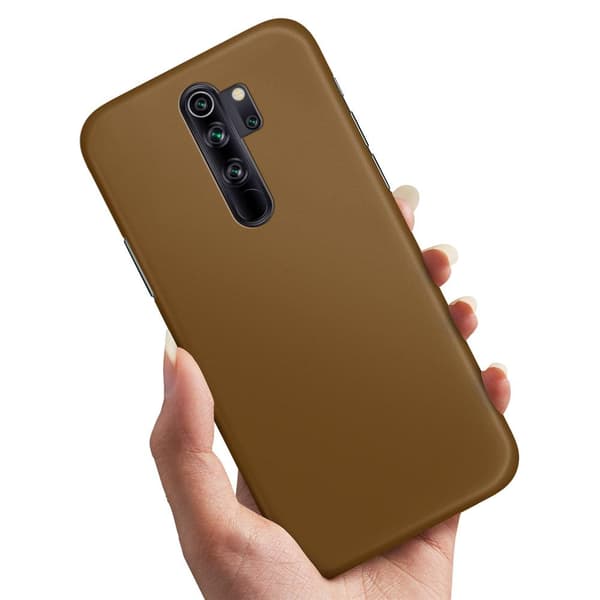 Deksel / Mobildeksel til Xiaomi Redmi Note 8 Pro - Brun Brown