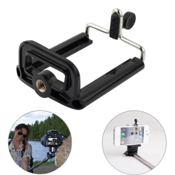 Puhelinteline / Kiinnike Tripodille & Selfietikulle Black