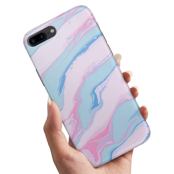 Skal / Mobilskal till iPhone 7 / 8 Plus - Marmor multifärg