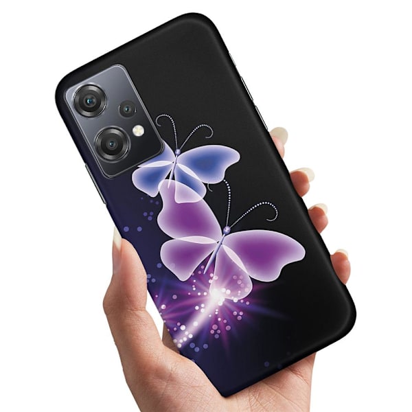OnePlus Nord CE 2 Lite 5G - Skal/Mobilskal Lila Fjärilar