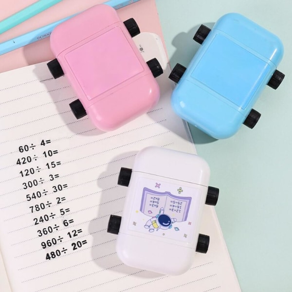 Matematikk Stempel - Add/Sub/Mul/Div MultiColor Multiplikation och division