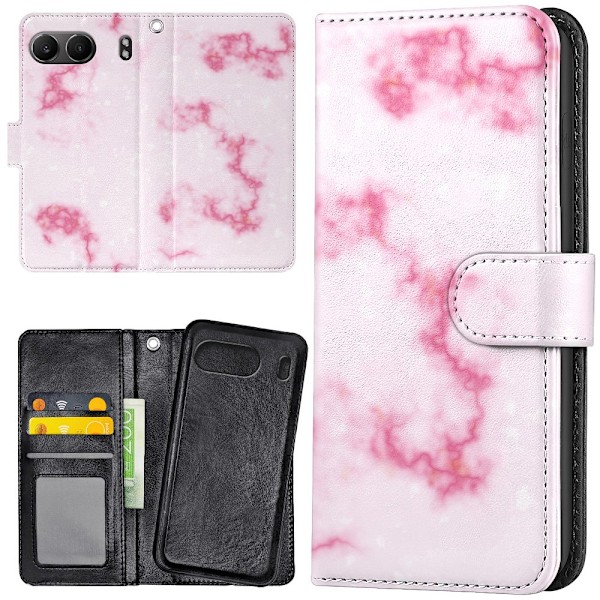 OnePlus Nord 4 - Lommebok Deksel Marmor