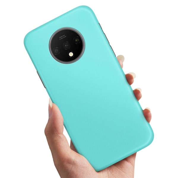 OnePlus 7T - Cover/Mobilcover Turkis Turquoise