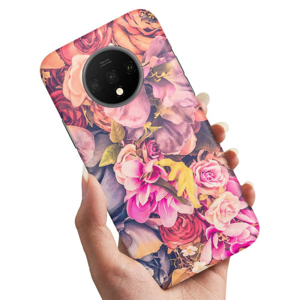 OnePlus 7T - Cover/Mobilcover Roses