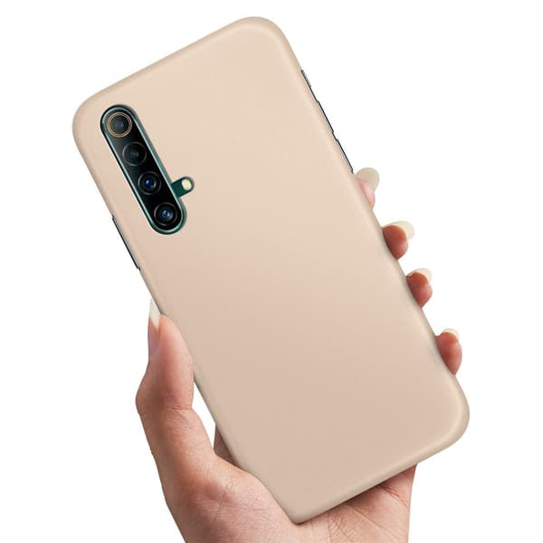 Deksel / Mobildeksel til Realme X50 - Beige Beige