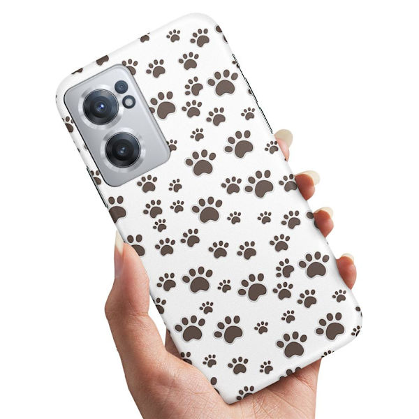 OnePlus Nord CE 2 5G - Skal/Mobilskal Paw Pattern