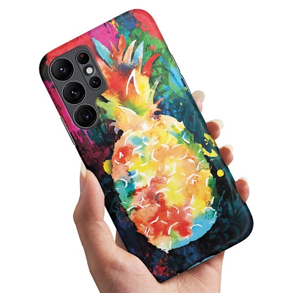 Samsung Galaxy S25 Ultra - Skal/Mobilskal Regnbåg Ananas