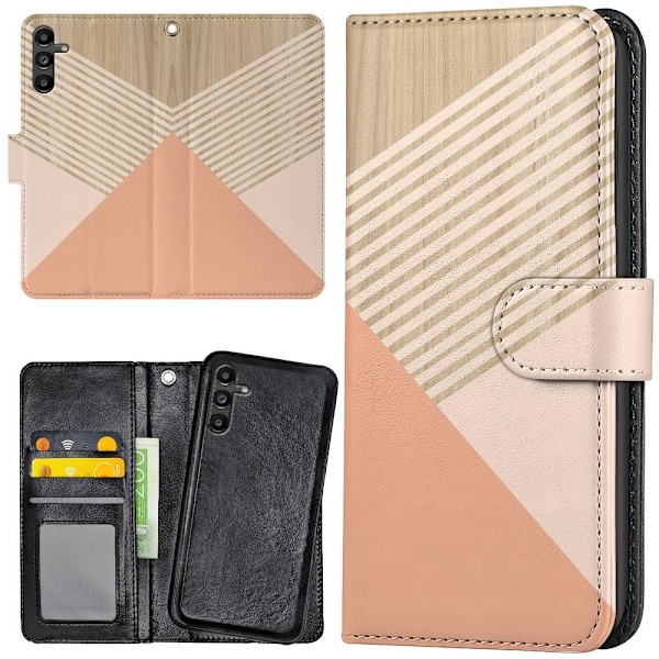 Samsung Galaxy S24 FE - Plånboksfodral/Skal Träkonst