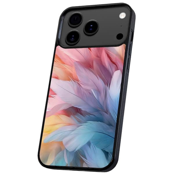 iPhone 17 / 18 Pro Max - Deksel/Mobildeksel Feathers