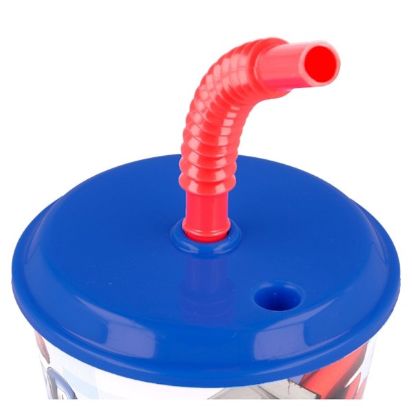 Avengers Heroic Squad sugrörsmugg, plast 430 ml
