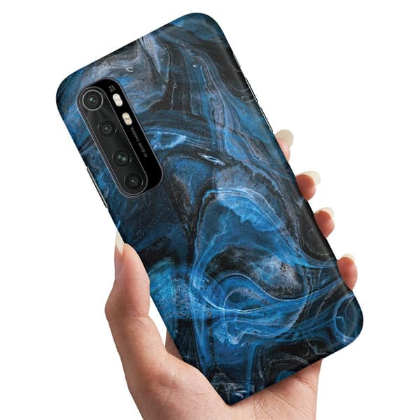 Cover / Mobilcover til Xiaomi Mi Note 10 Lite - Marmor Multicolor