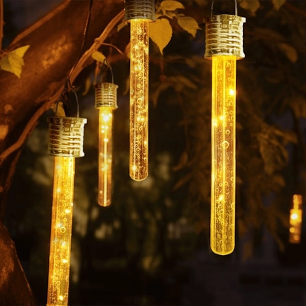 Hængende Lygtestav / Solcellelampe til Have – Havelampe WarmWhite 1-Pack