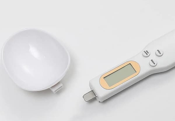 Elektroniska köksvikter LCD digital primär till manuell 500g White