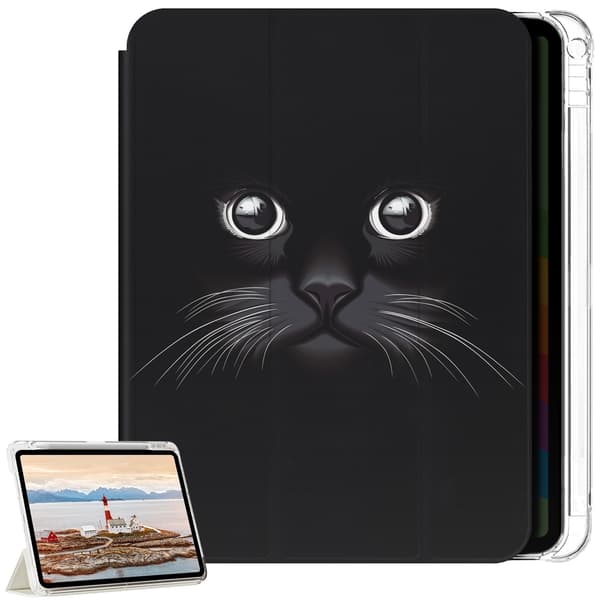 Cover til iPad Air 11" 6th/7th gen - M2/M3 - 2024/2025 - Sort Kat