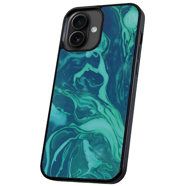iPhone 16 - Deksel/Mobildeksel Marmor