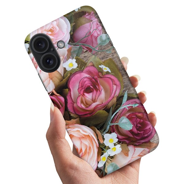 iPhone 16 - Skal/Mobilskal Blommor