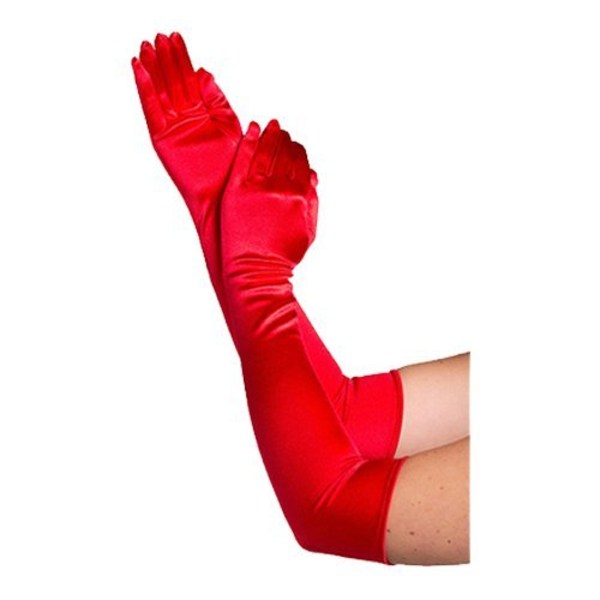 Pitkät hanskat - punainen - Halloween & Naamiaiset