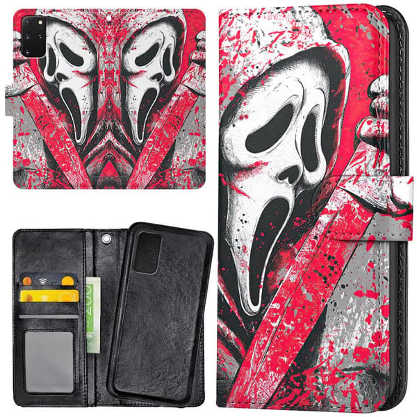 Samsung Galaxy S20 FE - Lompakkokotelo/Kuoret Scream Ghostface
