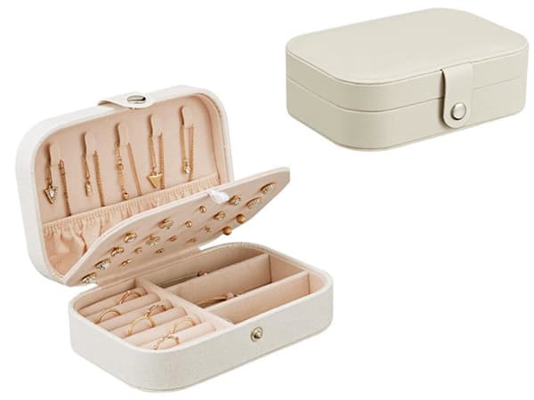 Casket organizer smyckeskrin elegant rymlig ask
