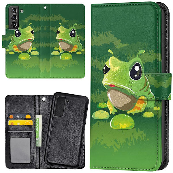 Samsung Galaxy S22 Plus - Lompakkokotelo/Kuoret Sammakko Multicolor