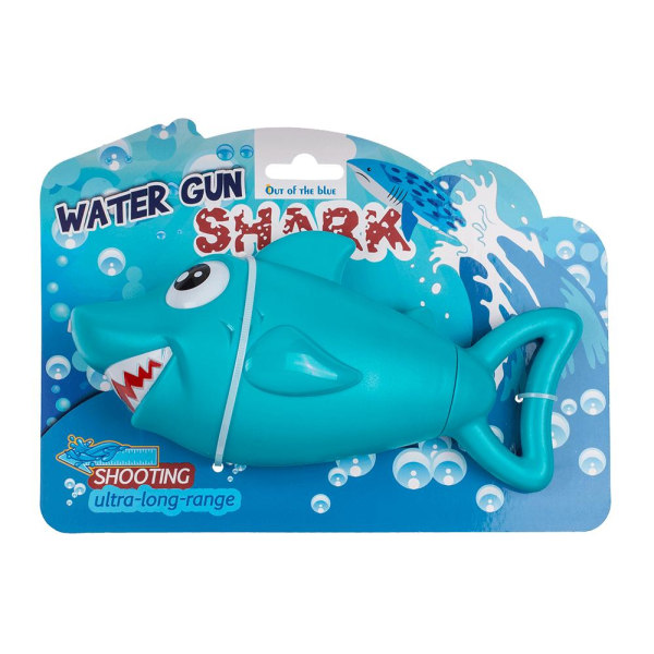 2-Pack - Water Gun Shark - Pistol til vand og leg Marine blue