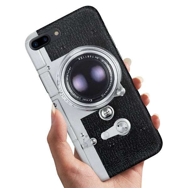 Deksel / Mobildeksel til iPhone 7 / 8 Plus - Retro Kamera