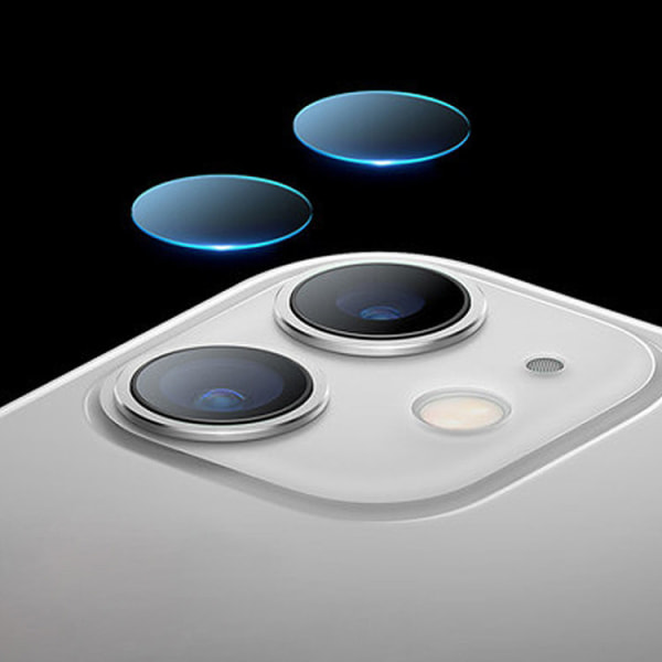 2-Pack - iPhone 11 - Näytönsuoja Kamera / Suojalasi - Karkaistu Transparent