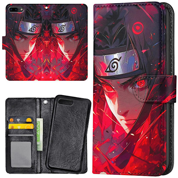 iPhone 7/8 Plus - Lompakkokotelo/Kuoret Sasuke Naruto