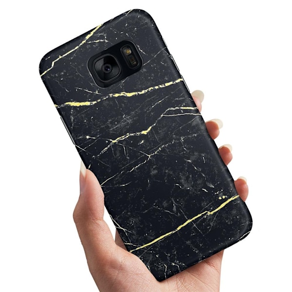 Samsung Galaxy S7 - Cover/Mobilcover Marmor Multicolor