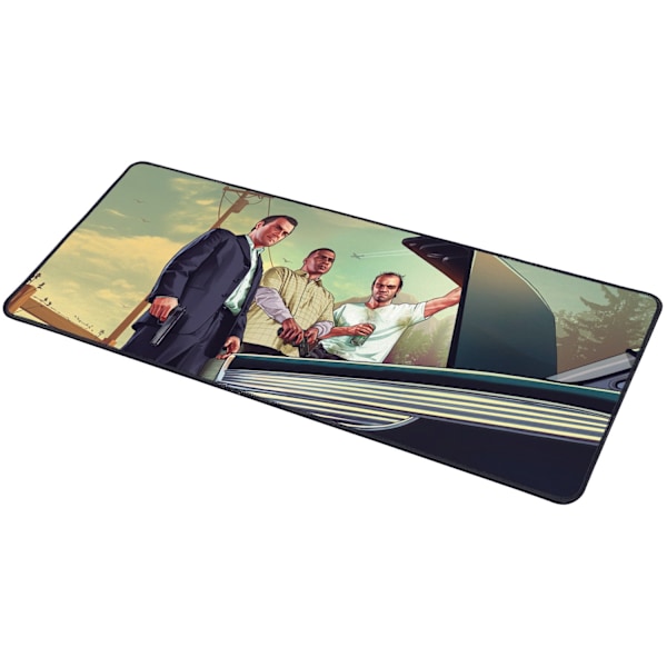 Hiirimatto Grand Theft Auto - 90x40 cm - Pelihiirimatto Multicolor